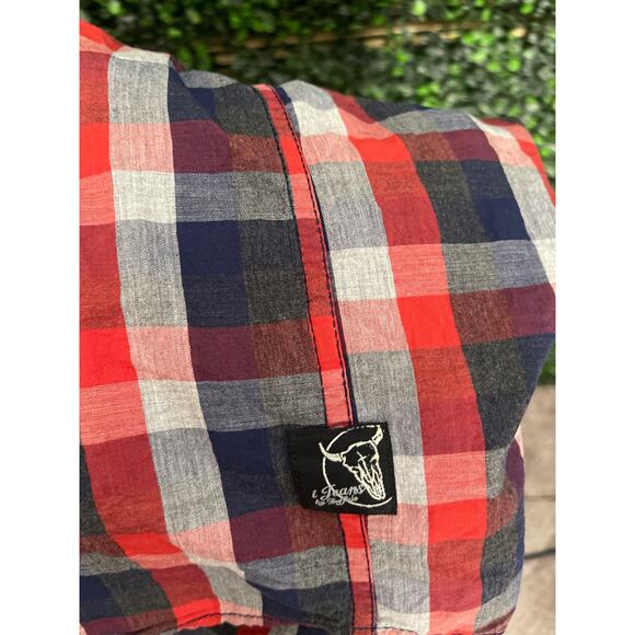 I jeans by Buffalo Plaid Men’s button up Shirt Size XLT, Big & Tall dress shirt - Picture 7 of 7